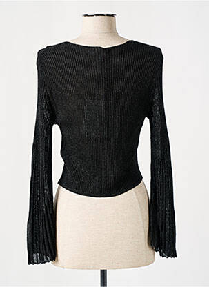 Gilet manches longues col rond noir KOCCA femme