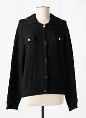 Gilet manches longues noir KOCCA pour femme seconde vue