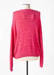 Gilet manches longues rose SIGNE NATURE pour femme seconde vue