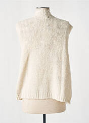 Gilet sans manche beige SIGNE NATURE pour femme seconde vue