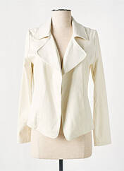 Veste simili cuir beige SIGNE NATURE pour femme seconde vue