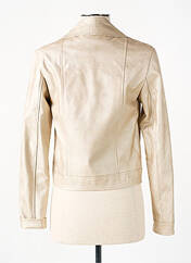 Veste simili cuir or LA FEE MARABOUTEE pour femme seconde vue