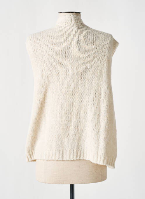 Gilet sans manche beige SIGNE NATURE pour femme