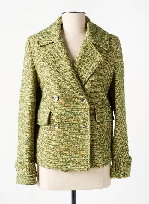 Manteau court vert KOCCA pour femme