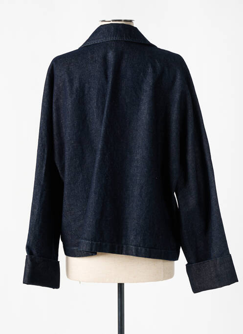 Veste casual bleu O'MER pour femme