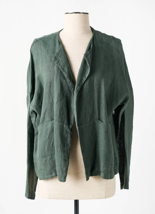 Veste casual vert O'MER pour femme