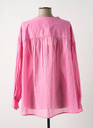 Chemisier coupe fluide manches longues rose STELLA FOREST femme