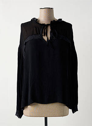 Blouse manches longues manches longues noir LA FEE MARABOUTEE femme