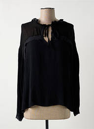Blouse manches longues manches longues noir LA FEE MARABOUTEE femme