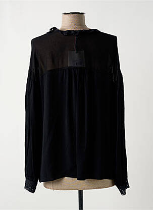 Blouse manches longues manches longues noir LA FEE MARABOUTEE femme