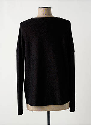 Top coupe fluide manches longues noir SIGNE NATURE femme