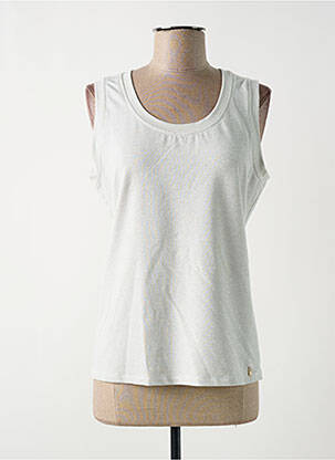Top coupe cintrée fines bretelles gris KOCCA femme