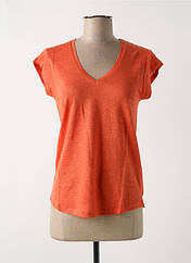 T-shirt orange LA FEE MARABOUTEE pour femme seconde vue
