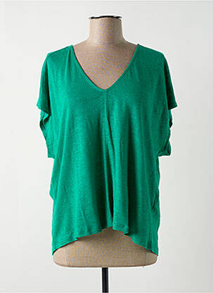 T-shirt vert LA FEE MARABOUTEE pour femme