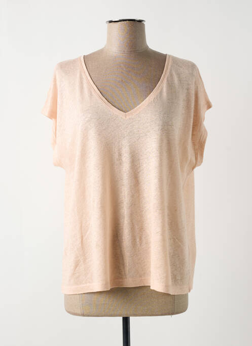 Top beige LA FEE MARABOUTEE pour femme
