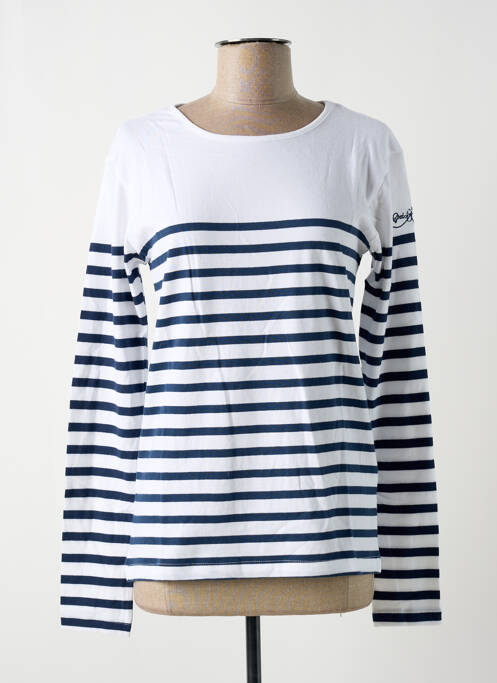 T-shirt blanc BREIZH ANGEL pour femme