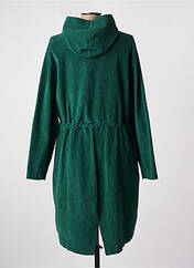 Manteau long vert O'MER pour femme seconde vue