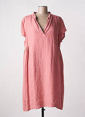 Robe mi-longue rose LA FEE MARABOUTEE pour femme seconde vue