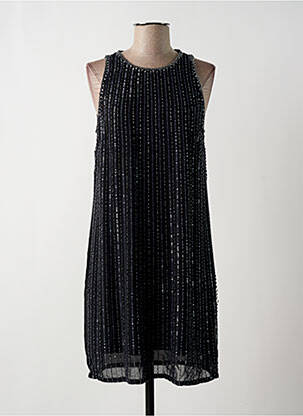 Robe mi-longue coupe fluide sans manche noir GAUDI femme