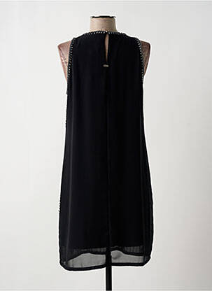 Robe mi-longue coupe fluide sans manche noir GAUDI femme
