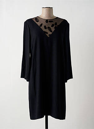 Robe mi-longue manches longues manches longues noir PENNYBLACK femme