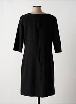 Robe mi-longue manches 3/4 manches 3/4 noir FRACOMINA femme