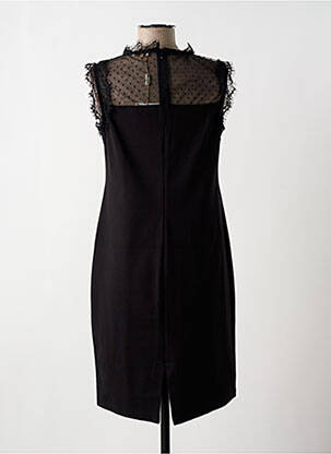 Robe mi-longue sans manche sans manche noir FRACOMINA femme