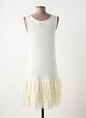 Robe mi-longue sans manche sans manche beige MYRINE ANTWERP femme