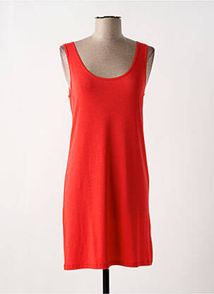 Robe mi-longue sans manche sans manche rouge SARAH PACINI femme