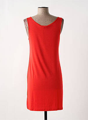 Robe mi-longue sans manche sans manche rouge SARAH PACINI femme