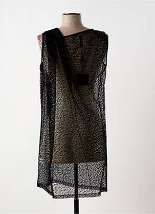 Robe courte sans manche sans manche noir SARAH PACINI femme