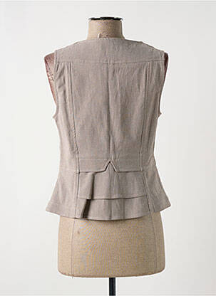Gilet sans manche poches beige MYRINE ANTWERP femme