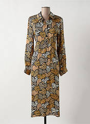 Robe mi-longue marron LA FÉE ATELIER BY LA FÉE MARABOUTÉE pour femme seconde vue