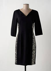 Robe mi-longue noir ELEONORA AMADEI pour femme seconde vue