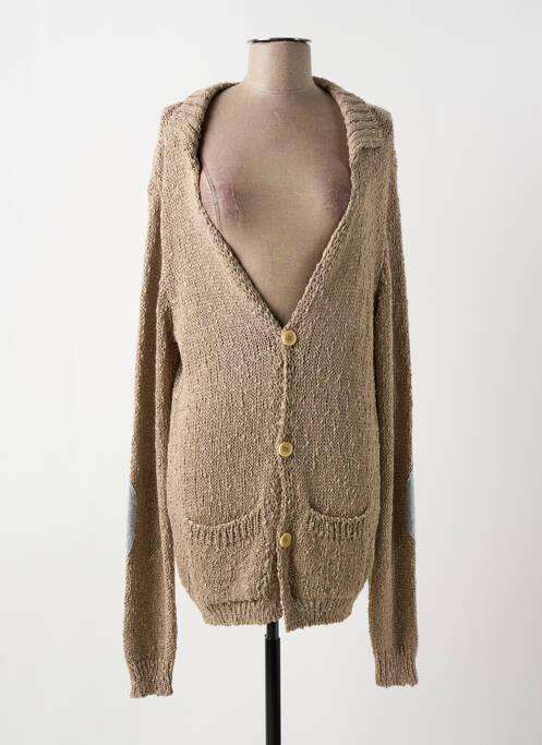 Gilet manches longues beige GAUDI pour femme