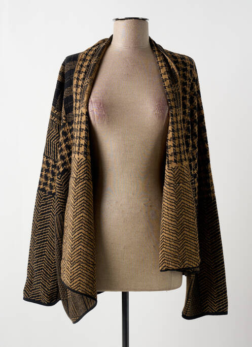 Gilet manches longues marron MANILA GRACE pour femme
