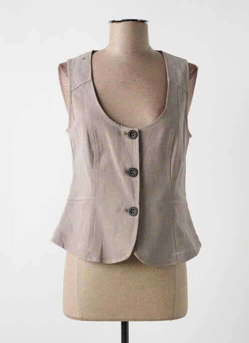 Gilet sans manche beige MYRINE ANTWERP pour femme