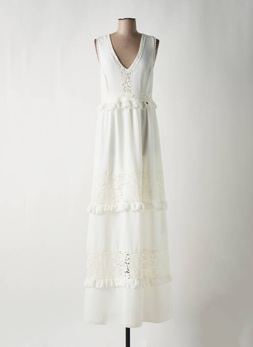 Robe longue blanc FRACOMINA pour femme