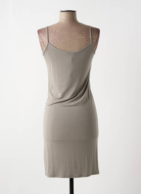 Robe mi-longue gris SARAH PACINI pour femme