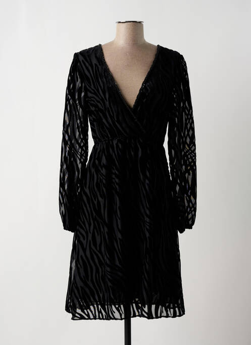 Robe mi-longue noir FRACOMINA pour femme