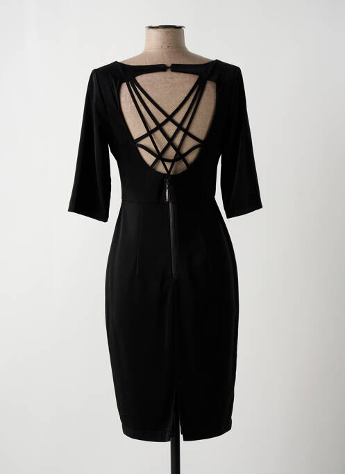 Robe mi-longue noir FRACOMINA pour femme