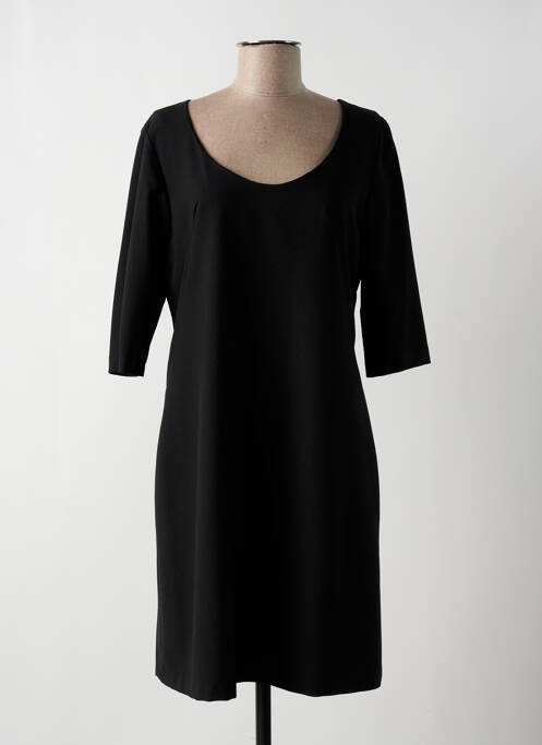 Robe mi-longue noir FRACOMINA pour femme