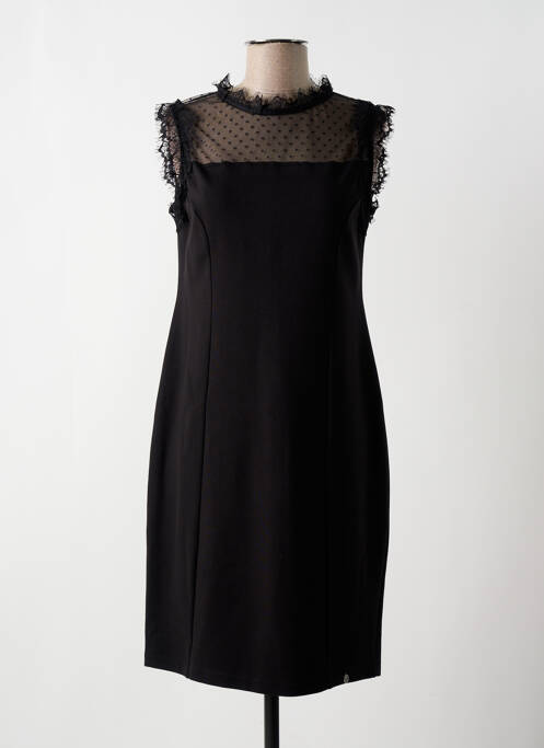 Robe mi-longue noir FRACOMINA pour femme