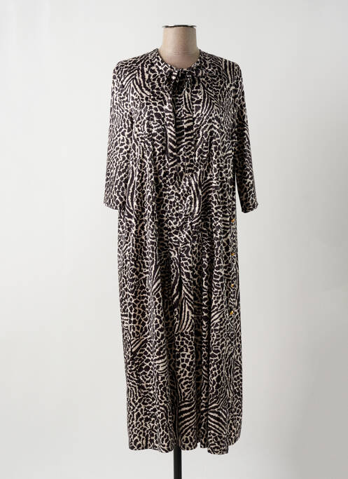 Robe mi-longue noir MANILA GRACE pour femme