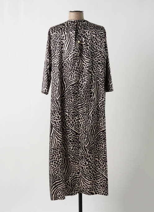 Robe mi-longue noir MANILA GRACE pour femme