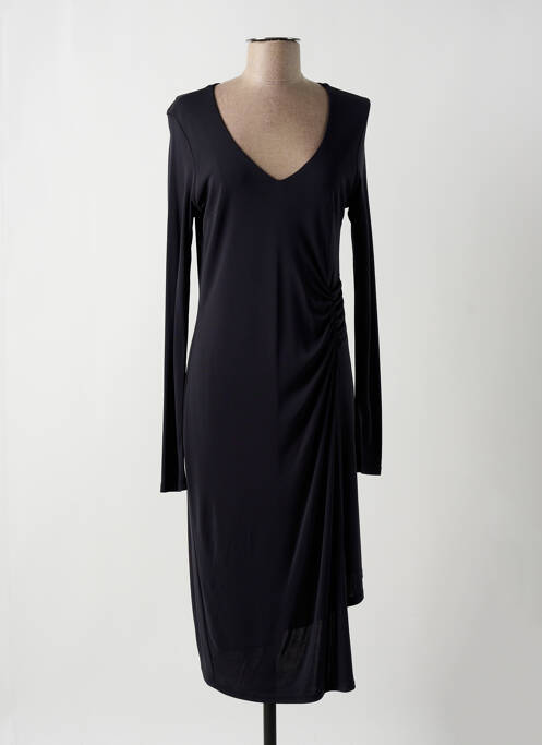 Robe mi-longue noir MYRINE & ME pour femme