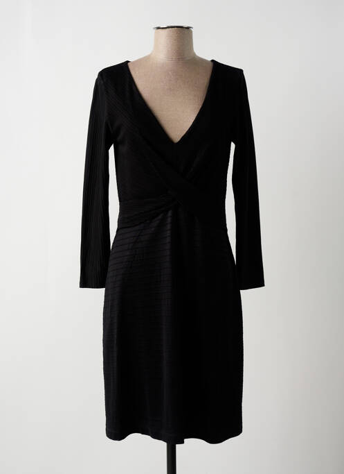 Robe mi-longue noir WOM & NOW pour femme