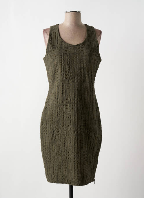 Robe mi-longue vert SARAH PACINI pour femme