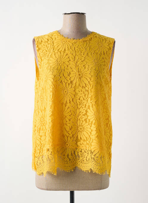 Top jaune FRACOMINA pour femme