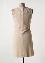 Robe courte beige WOM & NOW pour femme seconde vue